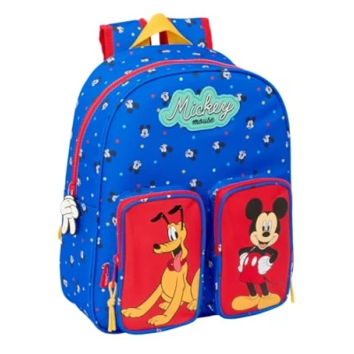 Afbeelding van Schoolrugzak Mickey Mouse Clubhouse Good day Blauw 28 x 34 10 cm