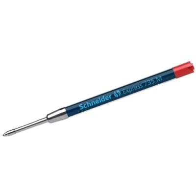 Afbeelding van balpenvulling Schneider Express 735 M rood doos met 10 stuks