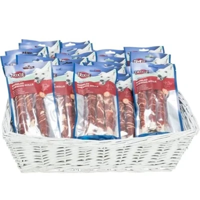 Afbeelding van Trixie Denta Fun Marbled Beef Chewing Rolls 17 CM 140 GR (3 stuks) (398685)