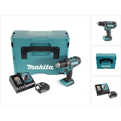 Afbeelding van Makita DDF 482 RF1J accuboormachine 18V 62Nm in Makpac + 1x 3.0 Ah accu lader