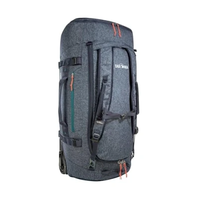 Afbeelding van Tatonka trolley Duffle Roller 80 opvouwbare reistas met wielen en rugzakfunctie in eigen dekseltas op te bergen liter volume, Donkerblauw, Liter, Grote zonder frame