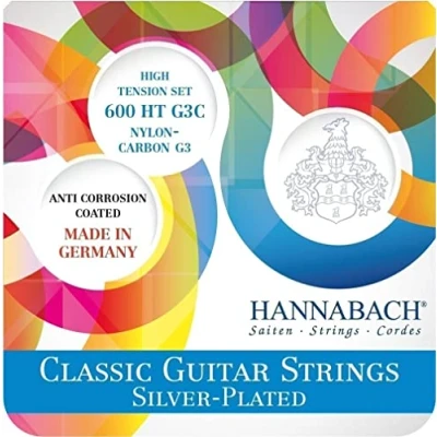 Afbeelding van Hannabach 600 HT G3C Classic Guitar Strings Klassieke gitaarsnaren