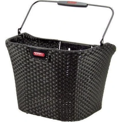 Afbeelding van KLICKfix Fietstas Structura mand zwart stuurmand, 25 x 34 27 cm