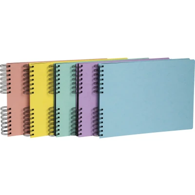 Afbeelding van Fotoalbum met spiraal Milano, 50 pagina&#039;s, set 6 stuks Exacompta
