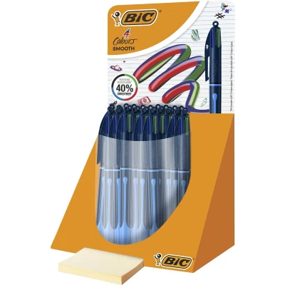 Afbeelding van Colours Smooth Drop 4 kleurenbalpen medium 30 stuks