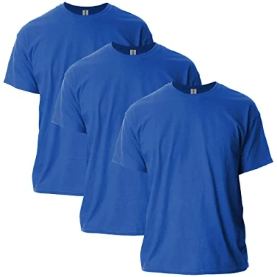 Afbeelding van Gildan Men&#039;s Ultra Cotton T Shirt, Style G2000, Multipack, Royal (3 Pack), Large