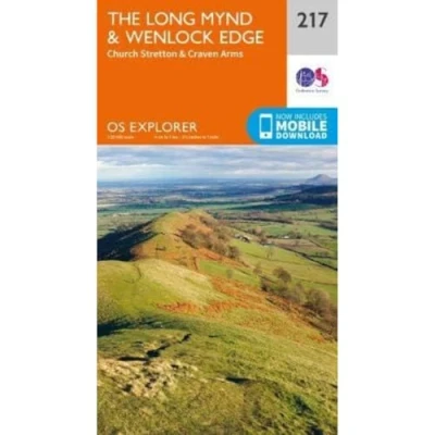 Afbeelding van The Long Mynd &amp; Wenlock Edge: Church Stretton Craven Arms: 217
