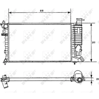 Afbeelding van NRF Radiateur 58961