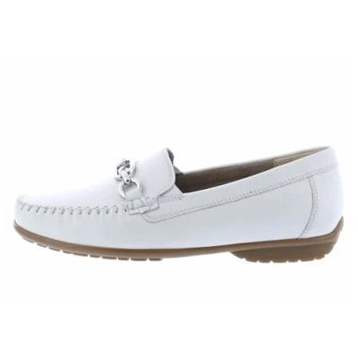 Afbeelding van Sioux Cortizia Mocassins, Dames, Maat: 40 3/4, Weiß Leer