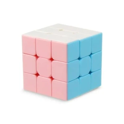 Afbeelding van Magische kubus, pastelkleuren, glad, zonder stickers, Holy Hand Legend Macaron, correctie van rimpels en eenvoudig draaien, speedcubing, 3D puzzel, afgeronde hoeken