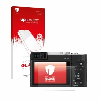 Afbeelding van upscreen Screenprotector voor Panasonic Lumix DC TZ96 Folie Beschermfolie Beschermglas transparant