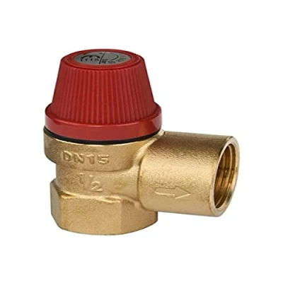 Afbeelding van Caleffi Membraan veiligheidsventiel 1/2 x 3/4 inch reactiedruk 2,5 bar overdrukventiel drukbegrenzingsventiel membraanventiel