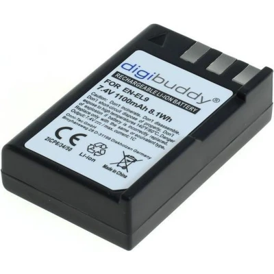 Afbeelding van Camera accu compatibel met Nikon EN EL9 / 1100 mAh