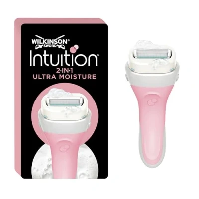 Afbeelding van Wilkinson Sword Intuition Ultra Moisture Met Noot Boter Scheerapparaat + 1 Scheermes