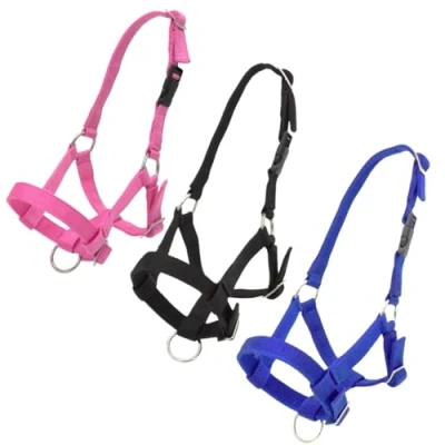 Afbeelding van PFIFF 103101 Pako Alpacahalster, in grootte verstelbare halster voor alpaca&#039;s, met clipsluiting, donkerblauw