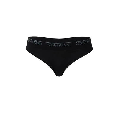Afbeelding van Calvin Klein Modern Seamless Thong Zwart XX Large Dames