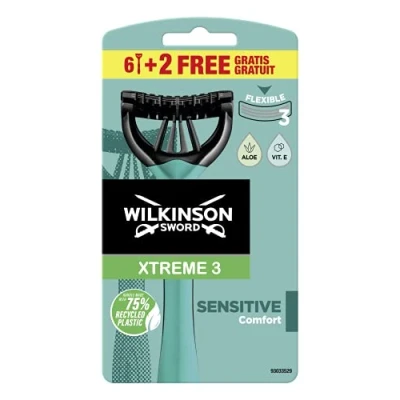 Afbeelding van Wilkinson Xtreme3 Sensitive Wegwerpbare Scheermesjes 8 stuks