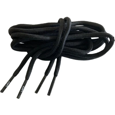 Afbeelding van Schoenveter rond zwart 180 cm lang x 4 mm breed