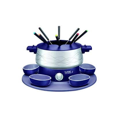 Afbeelding van Tefal Color Simply Invents EF351412 Fondueset 8 fonduevorkjes RVS