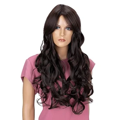 Afbeelding van CAISHA Pruik Volumineus Lang Haar Cosplay Theatershow Golvend Bruin FS836s