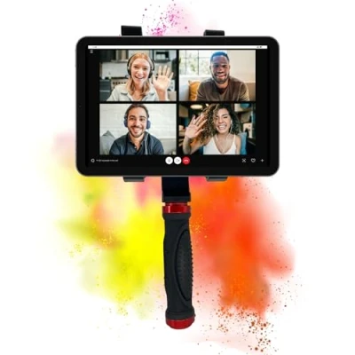 Afbeelding van TronicXL Selfie Stick voor uw Tablet handgreephouder universeel tablets tot 10 inch geschikt iPad Mini 1, 2, 3, 4, 5 en meer handgreep houder Perfect foto&#039;s, videogesprekken nog veel