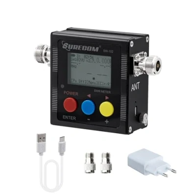 Afbeelding van Mcbazel Surecom SW 102 Digitaal UHF VHF 125 525 MHz Power &amp; SWR Meter