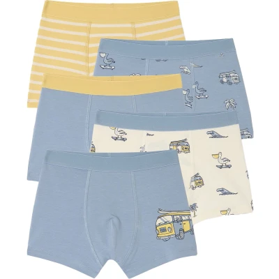 Afbeelding van Vertbaudet Set van 5 stretch boxershorts voor jongens