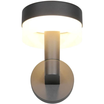 Afbeelding van TRIO MACKENZIE Wandlamp Antraciet incl. 1x SMD 8 W Wandmontage Niet geschikt voor externe dimmer dimbaar Buitenverlichting IP54