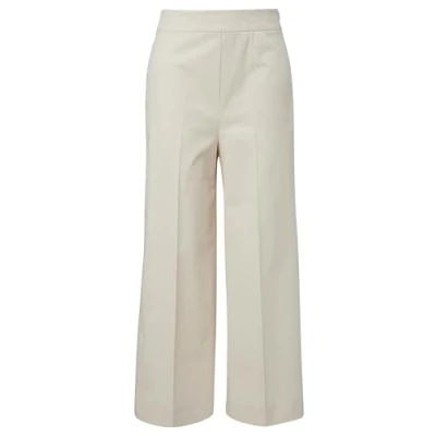 Afbeelding van comma WIDE MIT ALL OVER Broek, Dames, Maat: 40, Helles beige