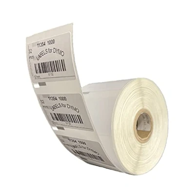 Afbeelding van LEYF etiketten voor labelwriter 11354 1 rol x 1000 stuks per = etiketten, zelfklevend, compatibel met &amp; Seiko labelprinters, 57 32 mm