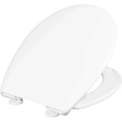 Afbeelding van Cornat WC bril &quot;Como&quot; klassiek witte look onderhoudsvriendelijk thermoplast Quick up &amp; Clean functie automatische daling/toiletbril/wc deksel / 1076390
