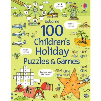 Afbeelding van Puzzles, Crosswords and Wordsearches 100 Children&#039;s Puzzles Games: Holiday