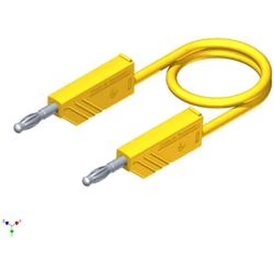 Afbeelding van SKS Hirschmann CO MLN SIL 100/1 Meetsnoer Banaanstekker 4 mm 1.00 m Geel 1 stuk(s)