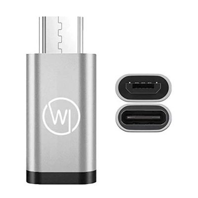 Afbeelding van Wicked Chili Micro USB naar C OTG adapter (On The Go) geschikt voor Huawei EnVizion 360 en stekkercamera&#039;s smartphone, tablet, notebook Type apparaten (1