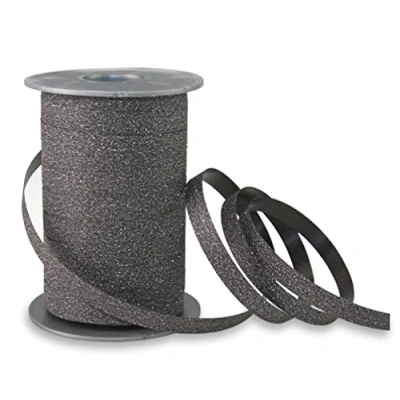 Afbeelding van Prasent 18509 613 Ringelband, zwart, 100 m spoel 10 mm
