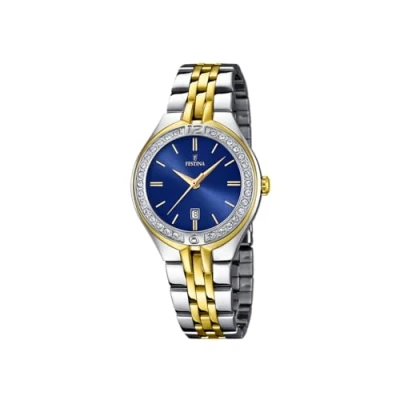 Afbeelding van Festina Mademoiselle Kollektion Horloge, Dames, Maat: One Size, Silberfarben goldfarben