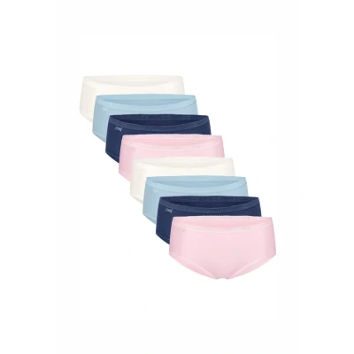 Afbeelding van SLOGGI Slip &#039;Basic+&#039; blauw / lichtblauw pink wit