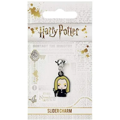 Afbeelding van Harry Potter Lucius Malfidus Slider Charm, Medium, Verzilverd, Geen edelsteen