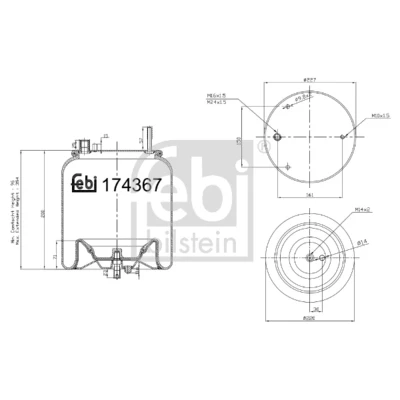 Afbeelding van Febi Bilstein Veerbalg 174367