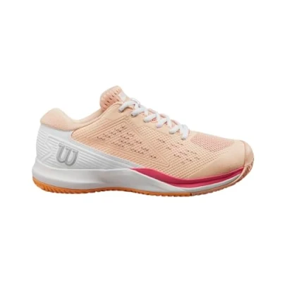 Afbeelding van Tennisschoen Wilson Women Rush Pro Ace Peach Parfait White Tangerine Schoenmaat 36 (UK 3.5)
