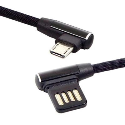 Afbeelding van Micro USB 5pin naar linkshoekige 90 graden 2.0 datakabel (micro USB)
