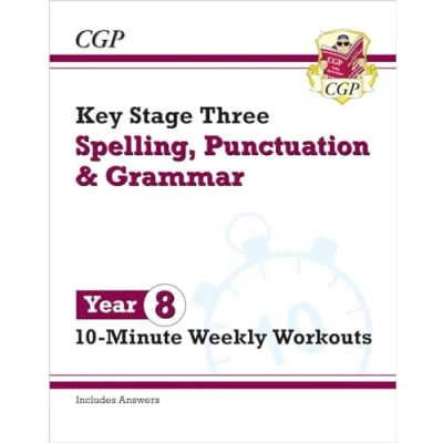 Afbeelding van KS3 Year 8 Spelling, Punctuation and Grammar 10 Minute Weekly Workouts