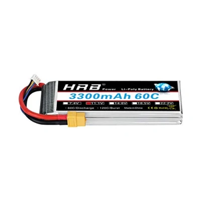 Afbeelding van HRB RC batterij 3300mAh 11.1 V 3S 60C LiPo met XT60 connector extra voor auto boot vrachtwagen quadcopter vliegtuig modelbouw FPV drone apex etc. hobby accessoire