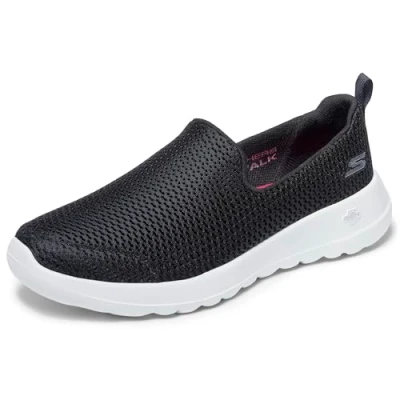 Afbeelding van Skechers Go Walk Joy Slip op Trainers dames, zwart/wit., 37.5 EU