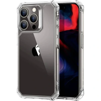 Afbeelding van ESR Air Armor Case Backcover Apple iPhone 15 Pro Transparant Inductieve lading