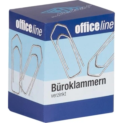 Afbeelding van WEDO Papierklemmen, 32 mm, puntig, 100 stuks, glanzend, gegalvaniseerd