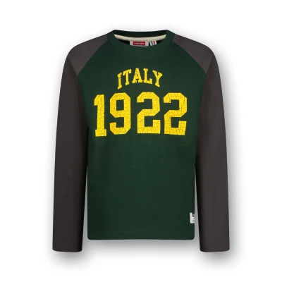 Afbeelding van Vingino longsleeve Jalan donkergroen/antraciet