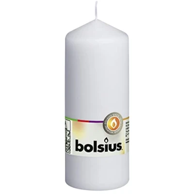Afbeelding van Bolsius Stompkaars 150/58 Wit, 1 stuks