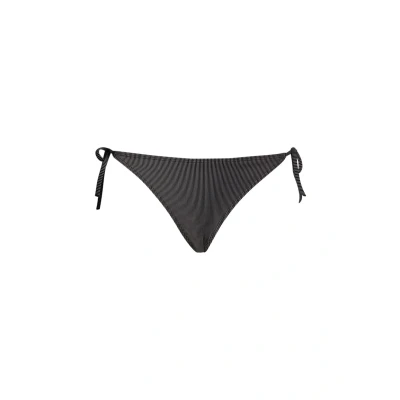 Afbeelding van Calvin Klein Swimwear String SIDE TIE Bikinibroekje, Dames, Maat: Medium, Pvh black