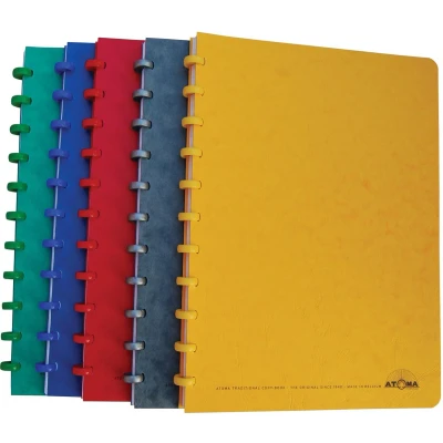Afbeelding van Atoma Classic Schrift, Ft A5, 100 Bladzijden, Geruit 5 Mm, Geassorteerde Kleuren Schrift